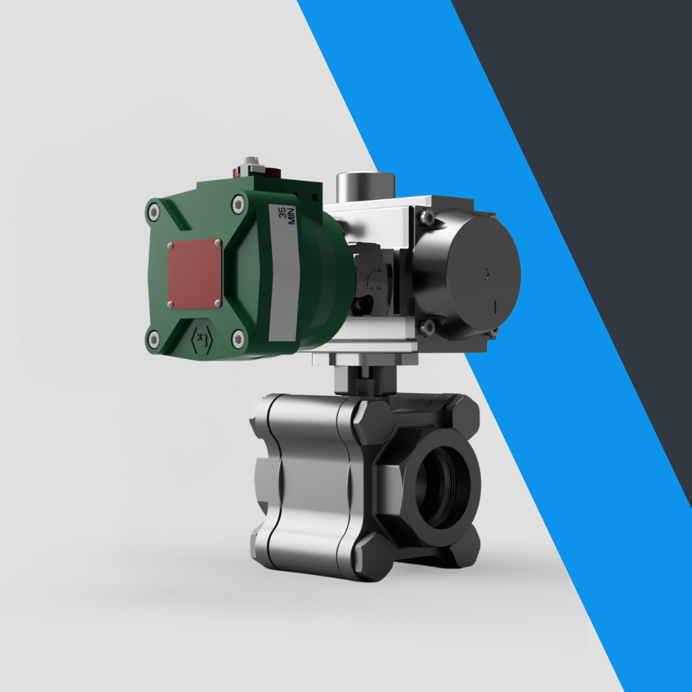 V-Tork Actuated Heavy Duty Carbon Steel Ball Valves (ATEX Area Solenoid)
