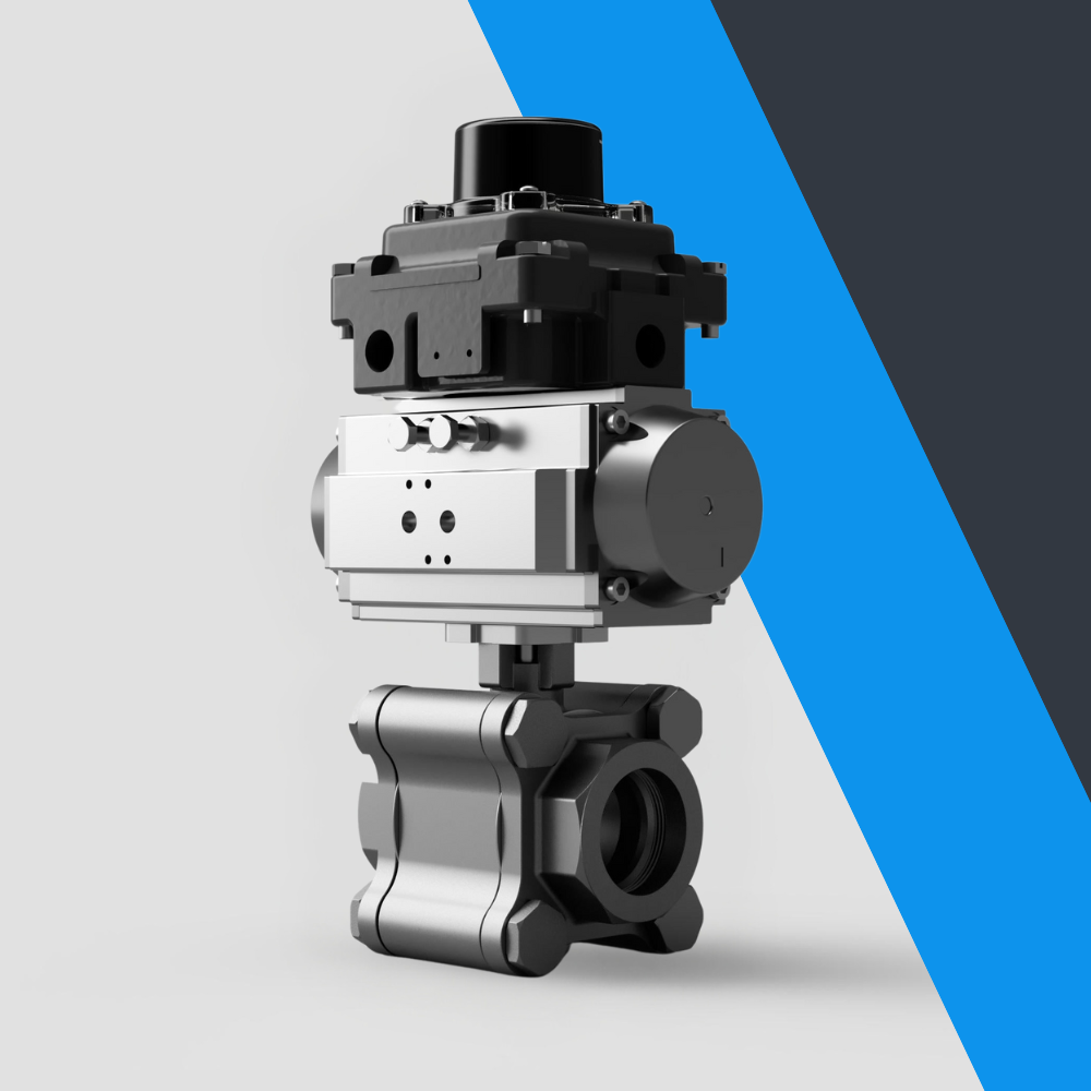 V-Tork Actuated Heavy Duty Carbon Steel Ball Valves (ATEX Area Switchbox)