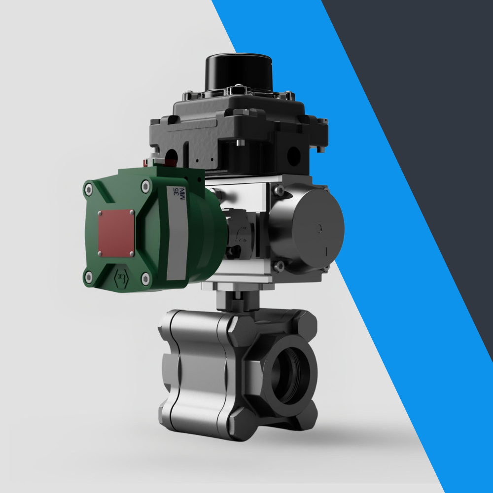V-Tork Actuated Heavy Duty Carbon Steel Ball Valves (ATEX Area Accessories)