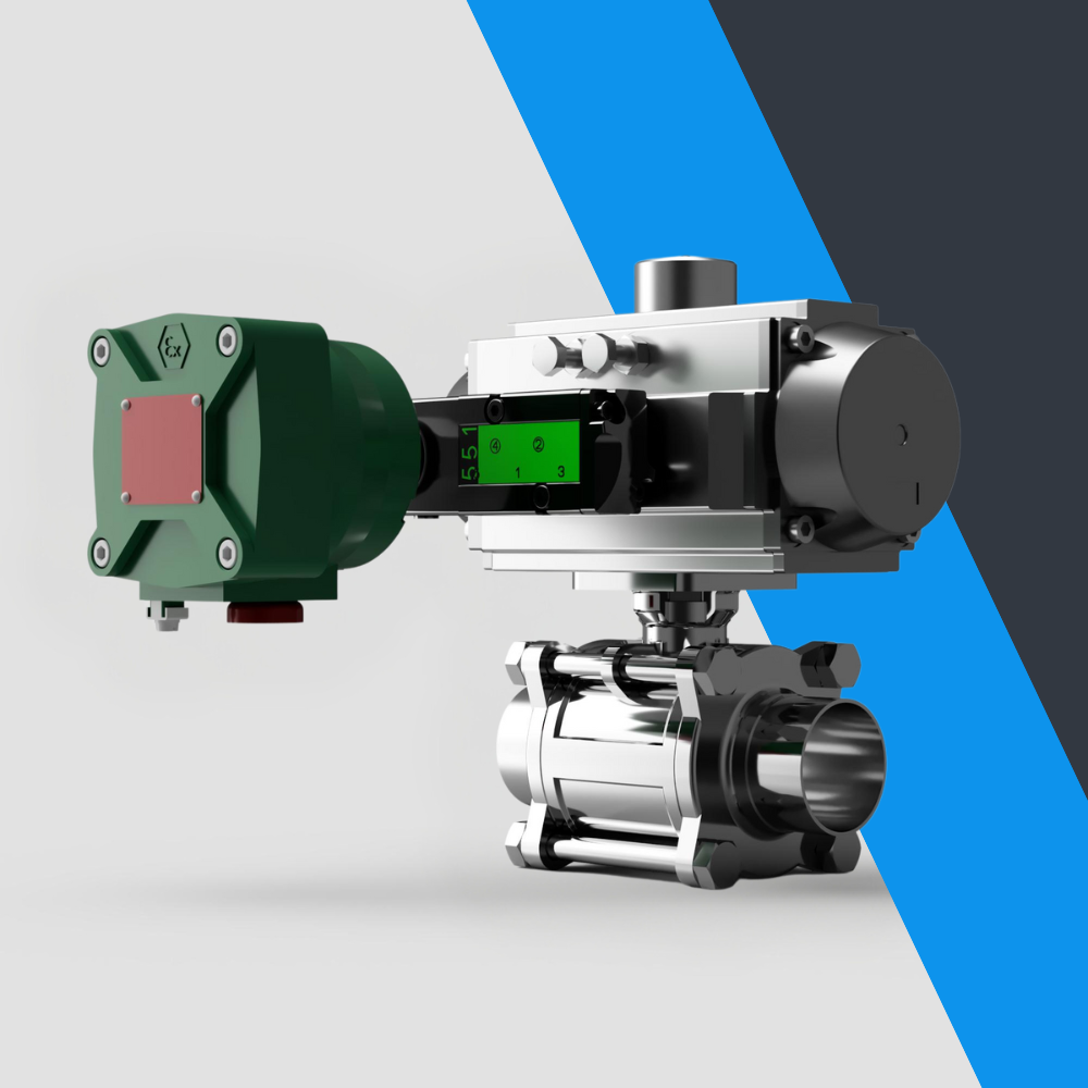 V-Tork Actuated Hygienic Ball Valves (ATEX Area Solenoid)
