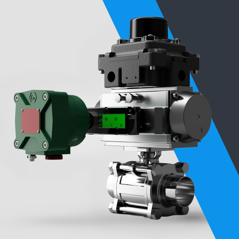 V-Tork Actuated Hygienic Ball Valves (ATEX Area Accessories)