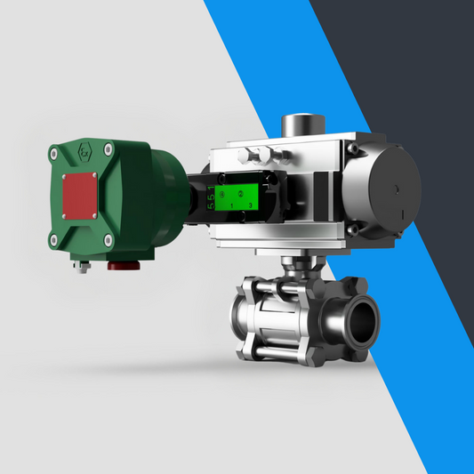 V-Tork Actuated Hygienic Ball Valves (ATEX Area Solenoid)