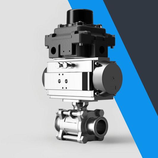 V-Tork Actuated Hygienic Ball Valves (ATEX Area Switchbox)