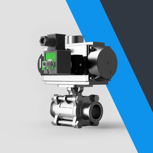 V-Tork Actuated Hygienic Ball Valves (Safe Area Solenoid)