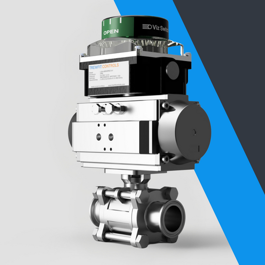 V-Tork Actuated Hygienic Ball Valves (Safe Area Switchbox)