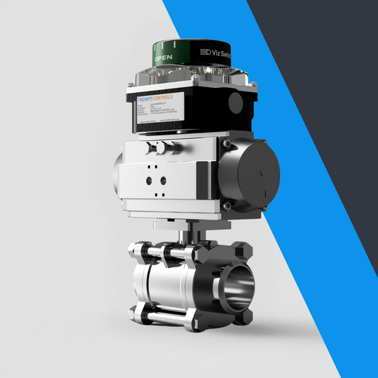 V-Tork Actuated 3 Piece Butt Weld Ball Valves (Safe Area Switchbox)