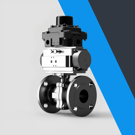 V-Tork Actuated Flanged ANSI 150 Ball Valves (ATEX Area Switchbox)