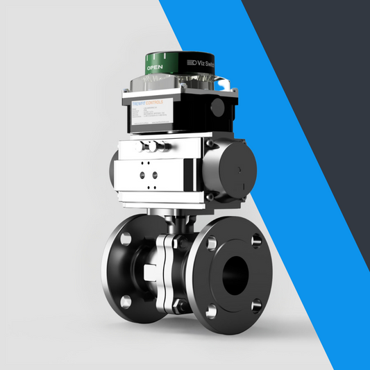 V-Tork Actuated Flanged ANSI 150 Ball Valves (Safe Area Switchbox)