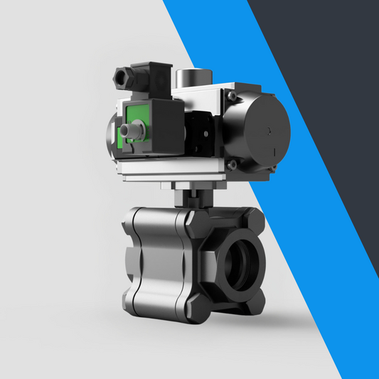 V-Tork Actuated Heavy Duty Carbon Steel Ball Valves (Safe Area Solenoid)