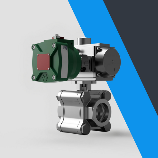 V-Tork Actuated Heavy Duty Stainless Steel Ball Valves (ATEX Area Solenoid)