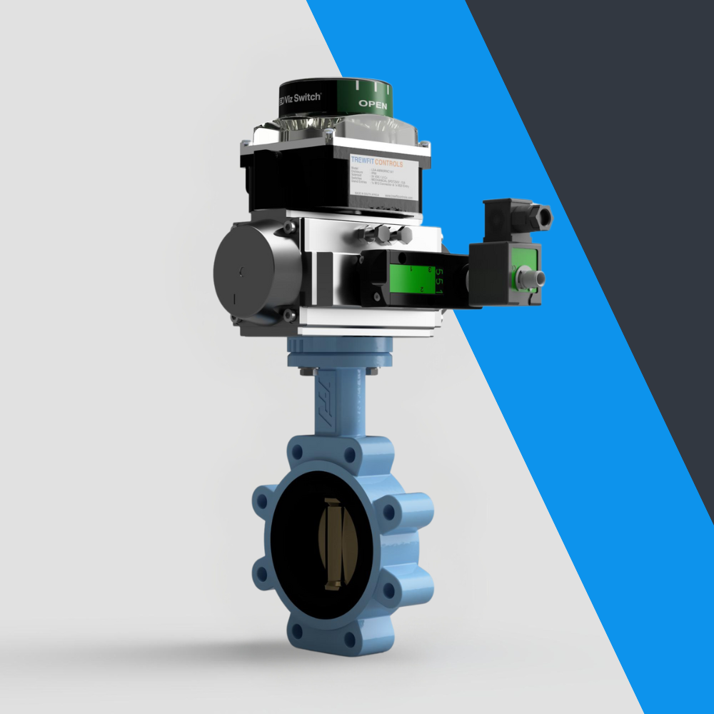 V-Tork Actuated TTV Lugged Bronze Disc Butterfly Valves (Safe Area Accessories)